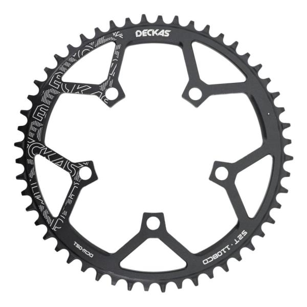 DJC バイク チェーンリング 110BCD ラウンド ロード ナロー ワイド 歯