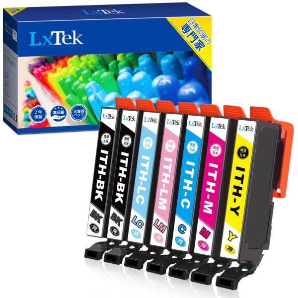 エプソンインク　イチョウITH-6L 互換インクカートリッジ LxTek ITH-6CL 互換インクカートリッジ エプソン (Epson) 用 ITH