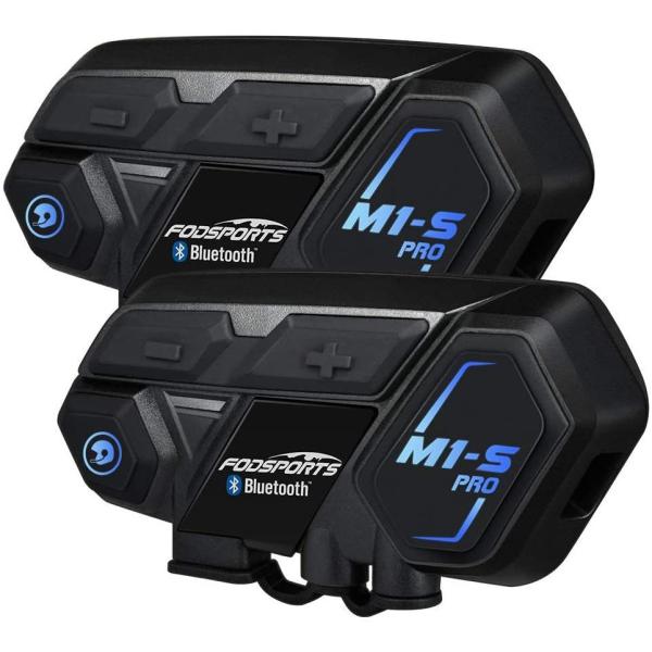 【２個】 バイク インカム インターコム M1-S 最大8人同時通話 日本語説明書 防水