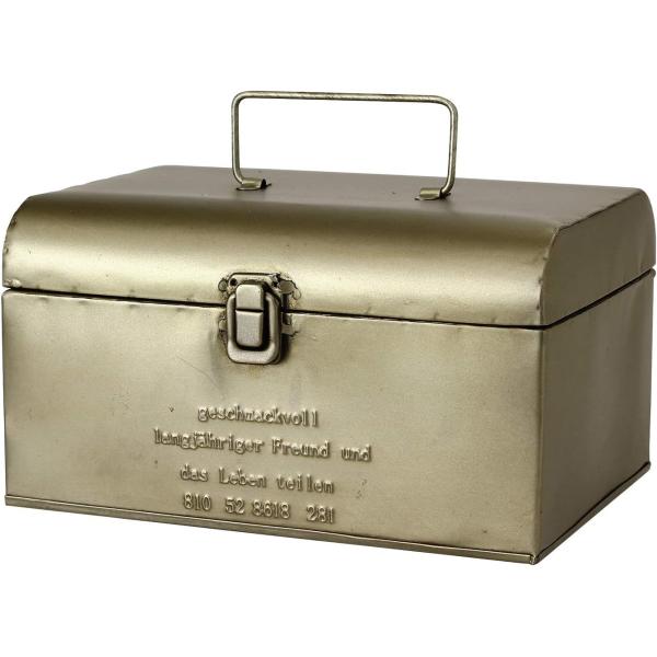 SPICE OF LIFE(スパイス) 収納 ボックス ツールボックス ふた付き GESHMACK マットシルバー Sサイズ 24.5×18×.13.5cm 道具入れ 救急箱 裁縫箱 GFA621S