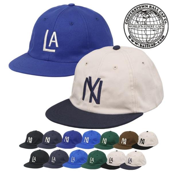 クーパーズタウンボールキャップ ニューヨーク ロサンゼルス Cooperstown Ballcap メンズ レディース 帽子 キャップ NY LA ロゴ 復刻 男女兼用 ニグロリーグ