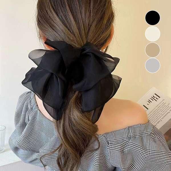 送料無料 おしゃれ ヘアアクセサリー レディース フェミニン まとめ髪 大人かわいいヘアアレンジ 大きめ髪留