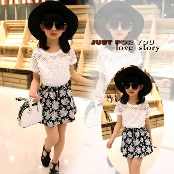 セットアップ 可愛い 女の子 トップス キッズ おしゃれ ジュニア 2点セット シンプル 半袖 ショートスカート カジュアル メール便送料無料 Buyee 日本代购平台 产品购物网站大全 Buyee一站式代购 Bot Online