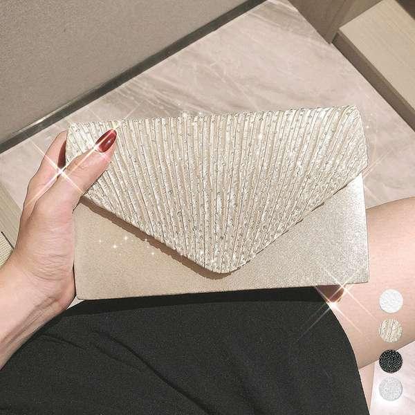 送料無料 謝恩会 リストバッグ 披露宴 チェーンバッグ 小さめショルダーバッグ ラインストーン ビジュー 2wayバ