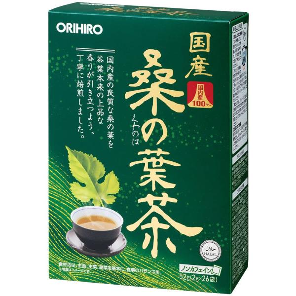 ORIHIRO(オリヒロ) 国産桑の葉茶 2g×26袋 ・内容量:2.0g×26袋・商品サイズ (幅×奥行×高さ) :120mm×50mm×180mm