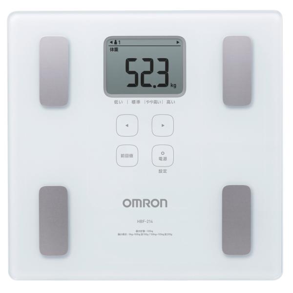 オムロン（OMRON） 体重 体組成計 カラダスキャン ホワイト HBF-214-W