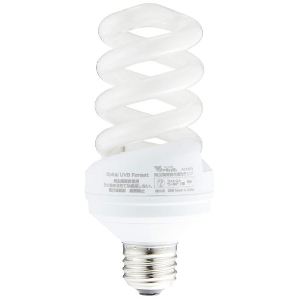 ビバリア スパイラルUVB フォレスト 26W ・本体サイズ (幅X奥行X高さ) :6×6×13cm・本体重量:0.08kg