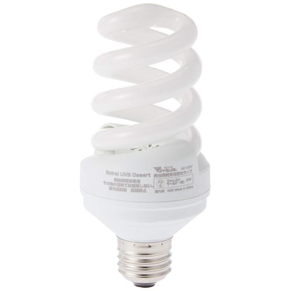 ビバリア スパイラルUVB デザート 26W ・本体サイズ (幅X奥行X高さ) :6×6×13cm・本体重量:0.08kg