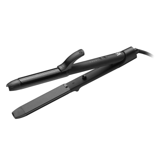 ヘアアイロン ヴィダルサスーン (Vidal Sassoon) ヴィダル サスーン カール&amp;ストレート 2WAY 32mm ベーシック 海外対応 4段階温度調節 ブラック
