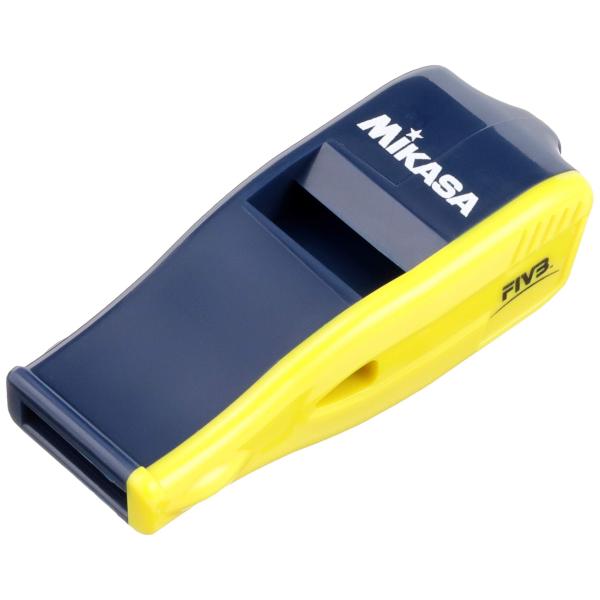 ミカサ(MIKASA) 国際バレーボール連盟(FIVB)ホイッスル ビートマスター ネイビー黄 BEAT-NBY ・ひも付(ナイロン製、安全パーツ付)・シャープな吹出し音を出せる「コルクなし」ビートマスター・公益財団法人日本バレーボール協会...