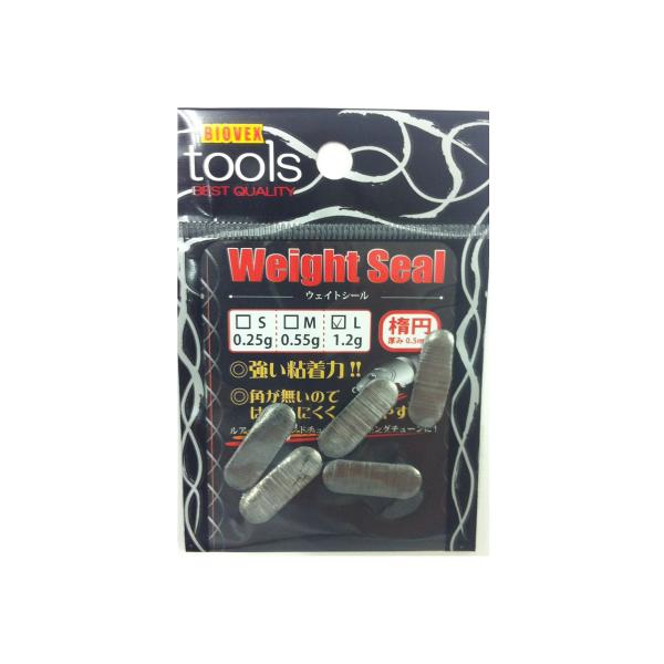Love Soul Dream BIOVEX ウエイトシール 1.2g ・ラブソウルドリーム バイオベックス ウェイトシール 楕円L (ルアーパーツ)■Weightg(oz)：1.2g■厚み：0.5mm■Length：24×8.3mm■Qt...