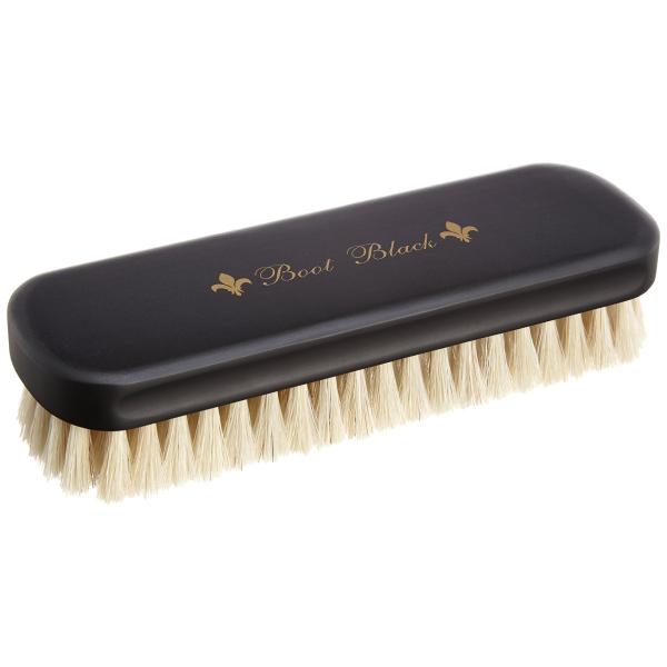 [ブートブラック] 江戸屋ブラシ 馬毛 江戸屋ブラシ馬毛 白馬毛 20cm×6cm×2.5cm ・成分:馬毛