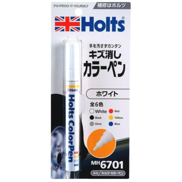 ホルツ ペイント塗料 ペンタイプ塗料 カラーペン ホワイト 13ml Holts MH6701 手を汚さす簡単キズ消し ・●生産国:日本●材質・素材:ニトロセルロース、合成樹脂(アクリル)・顔料・有機溶剤●内容量:13ml●用途:自動車のボ...