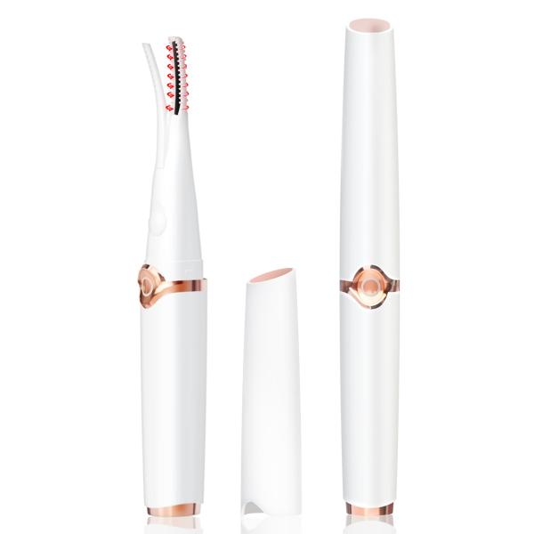 iitrust ホットビューラー まつ毛カーラー 2in1 長時間キープ 三段階温度調整 10秒急速予熱 15分間自動的に電源OFF USB給電 持ち運び易い (ホワイト) ・【3段階温度調節&amp;10秒急速予熱】一段階のホットビューラ...