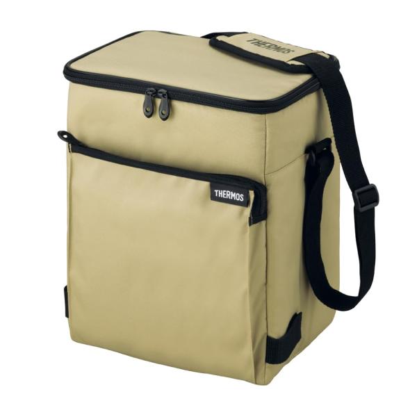 サーモス ソフトクーラー 15L サンドベージュ 保冷バッグ 5層断熱構造 折りたためてコンパクト はっ水加工生地 ボックス型 大容量モデル