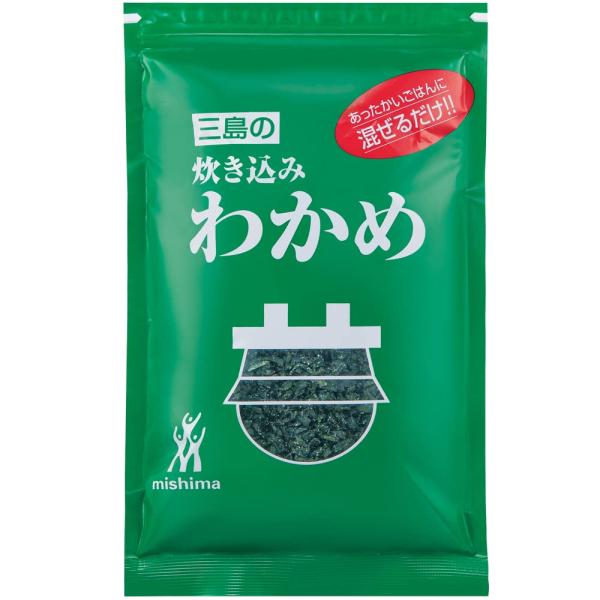 三島食品 炊き込みわかめ 300g ・アレルゲン:本品で使用しているわかめは、えび、かにの生息域で採取しています。・原材料:塩蔵わかめ(韓国製造、国内製造)、食塩、砂糖/調味料(アミノ酸等)・原産国:日本・栄養成分表示:(100g当たり) ...
