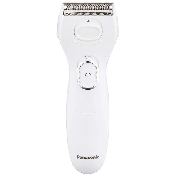 パナソニック レディースシェーバー サラシェ 全身用 白 ES-WL40-W ・※1 パナソニック製をおすすめします。・ネット刃、トリマー刃できれいな仕上がり。・乾電池式（充電式電池は使用できません）・コードレス・光ケア前にもおすすめ！手軽...