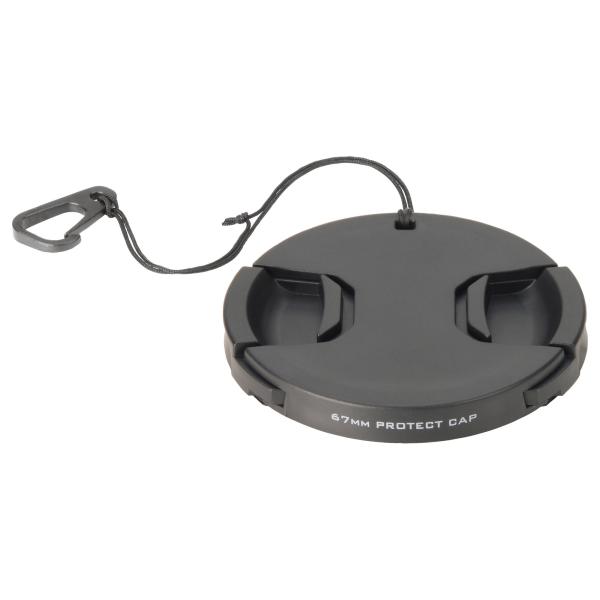ハクバ HAKUBA レンズキャップ レンズプロテクトキャップ 67mm 脱落防止フック付 KA-LCP67 ・ワイドフレンズ用薄枠フィルターに装着OK・対応フィルター径 : 67mm・脱落防止ヒモ長さ : 30cm・重量 : 19g