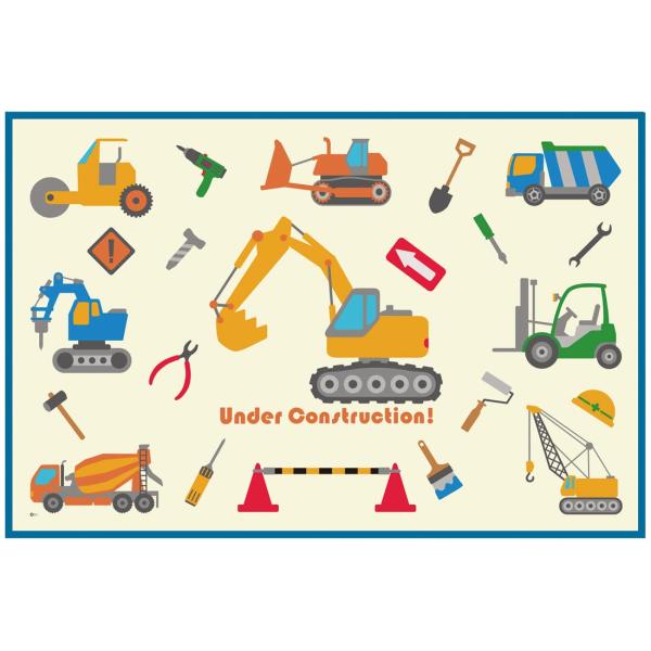 スケーター(Skater) 子供用 レジャーシート 遠足 Sサイズ 60×90cmサイズ はたらくクルマ VS1-A ・サイズ:縦60×横90cm・原産国:中国・素材・材質:ポリエチレン