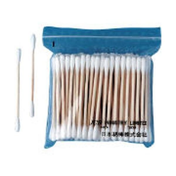 日本綿棒 JCB 工業用綿棒A3D-100 A3D100 ・先端径(mm):4.8・摘要:両綿球・片綿球(A3D-100のみ両綿球)、木軸・軸長(mm):75