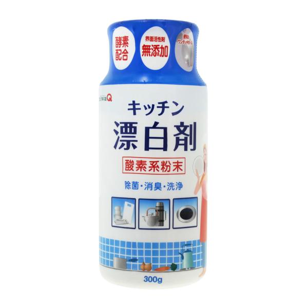 丹羽久 niwaQ キッチン漂白剤 ボトル 300g ・内容量:300g・原産国:日本・商品サイズ (幅×奥行×高さ) :6.6cm×6.6cm×15.4cm