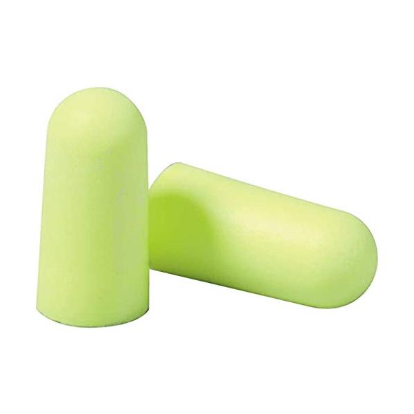 3M(スリーエム) E-A-Rsoft Yellow Neons Made in U.S.A 【イヤピース・遮音性耳栓】 (型番1250) (10ペア) (10) ・ベーシックな #1100に比べ、約14% 防音効果UP ! さらにソフトで...