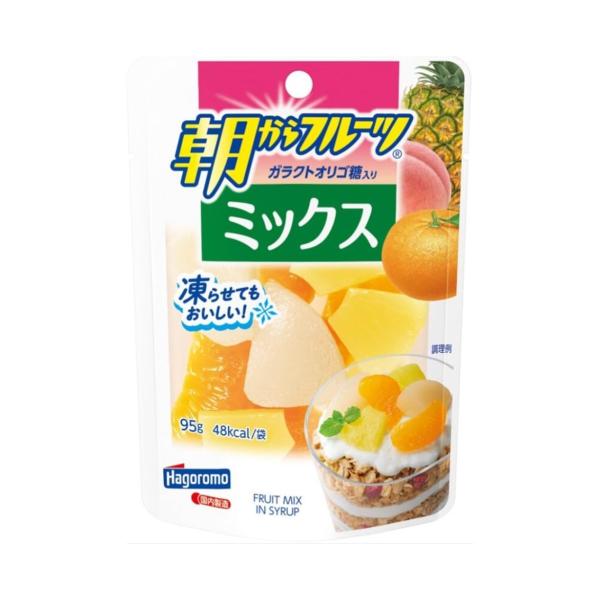 はごろも 朝からフルーツ ミックス（パウチ）(4113)95gX6個