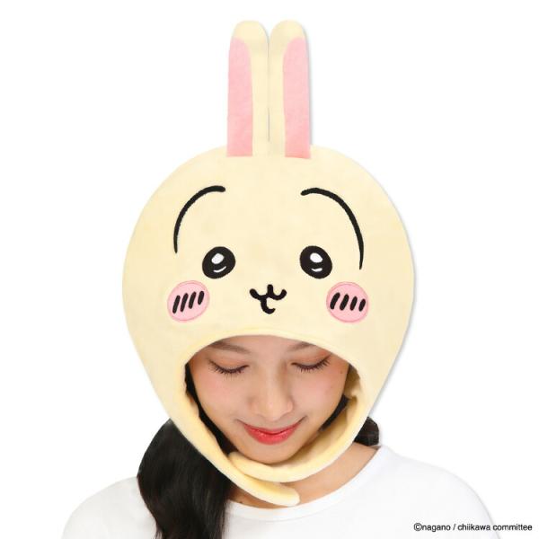 着ぐるみ キャップ ちいかわうさぎ ちいかわ キャラクター コスプレ ハロウィン ハロウィーン 変装 コスチューム 帽子 学祭 サザック SAZAC y3-cap-szc366