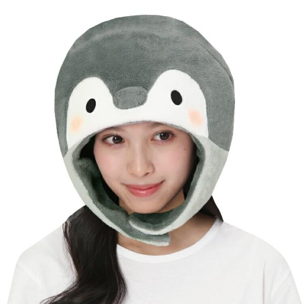 着ぐるみ キャップ コウペンちゃん キャラクター こうぺんちゃん ペンギン コスプレ ハロウィン ハロウィーン 衣装 変装 変身 帽子 学祭 SAZAC y3-cap-szc379