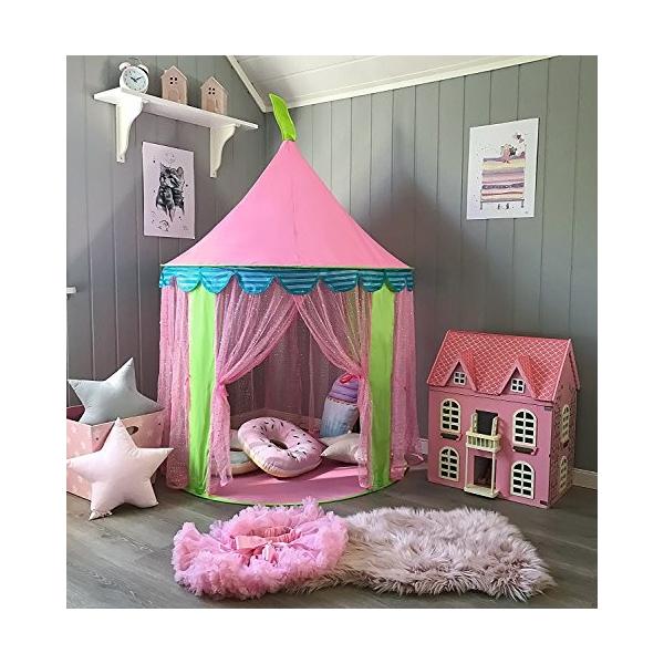 キッズテント 子供用テント 折り畳み式 女の子のおもちゃハウス ポータブル 簡単に組み立て 秘密基地 お誕生日 出産祝い クリスマスのプレゼ Buyee Servis Zakupok Tretim Licom Buyee Pokupajte Iz Yaponii