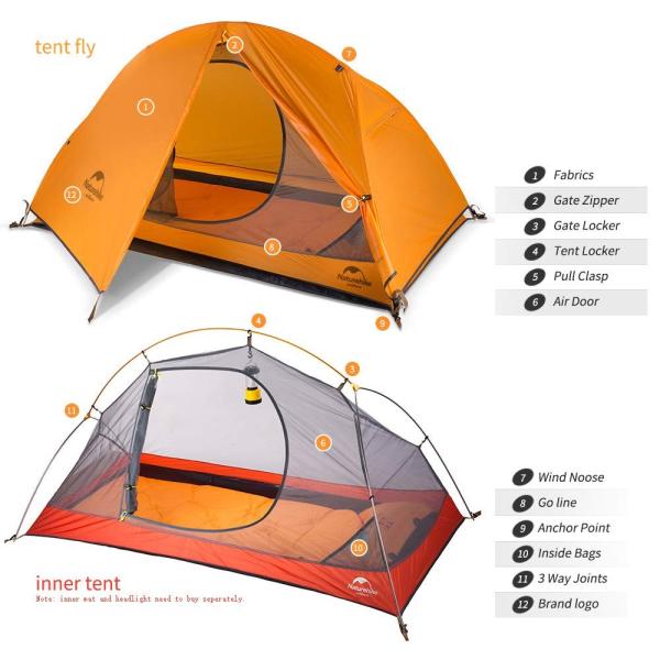 1人用本格ダブルウォールテント 正規品 正規品 ワンタッチテント テント アウトドア キャンピング キャンプ 超軽量 テント レジャー ツーリング 超軽量 d防 Shop Noa