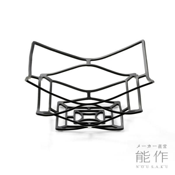 能作 公式 KAGO - スクエア - M - リバーシブルブラック 錫100