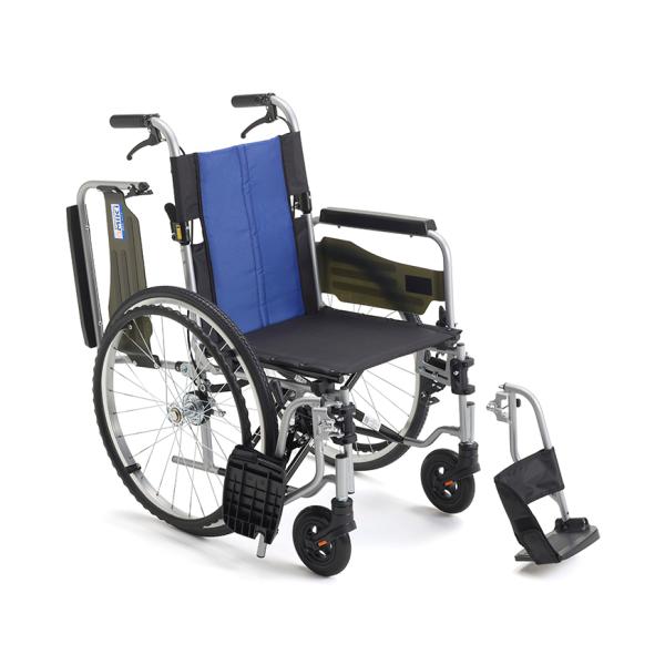 ミキ 自走式車いす BAL-R3 肘跳ね上げスイングアウト　座幅40cm 介助者用ブレーキ  ノーパンクタイヤ 背折れ 折りたたみ【法人様送料無料(一部除く)】