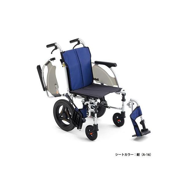 ミキ 介助式車いす CRT-SG-４ノーパンクタイヤ スタンダードタイプ スライド延長ブレーキ 超軽量  コンパクト スイングアウト【法人様送料無料(一部除く)】