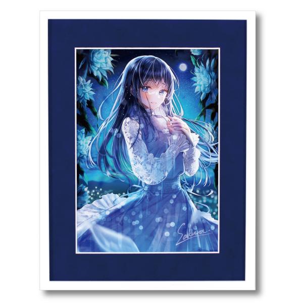 【希少】えりっくえいりあん 額装イラスト (黒電話) アートジャム神戸 本人購入 shoporion_sakura-acrylic-art-01