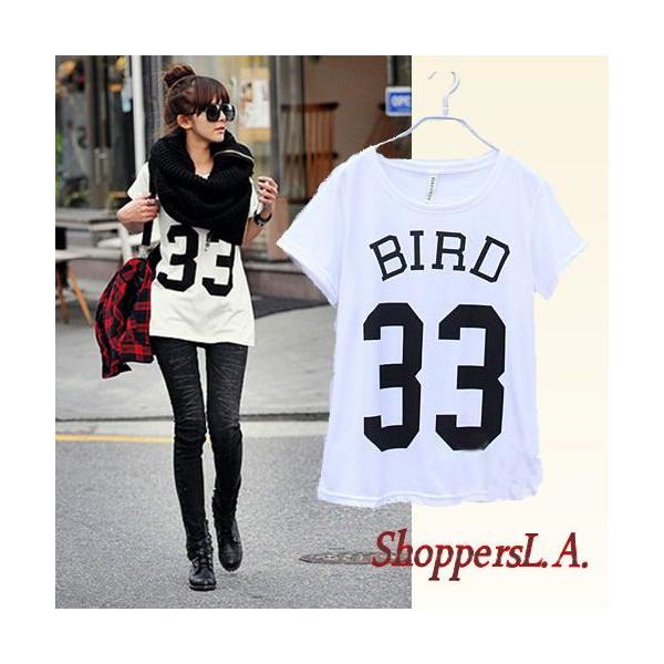 デカロゴ ナンバー33プリントｔシャツカットソー アメカジ レディース Buyee Servis Zakupok Tretim Licom Buyee Pokupajte Iz Yaponii