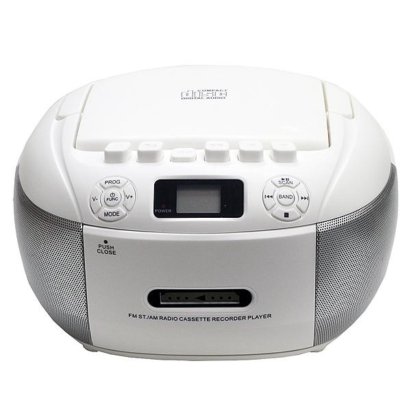 Cdラジカセ Cdプレーヤー ラジオ付きcdプレーヤー カセットデッキ Hkc 002wh Am Fm Ac電源 F Hkc 002wh ショッピング ラボ 通販 Yahoo ショッピング