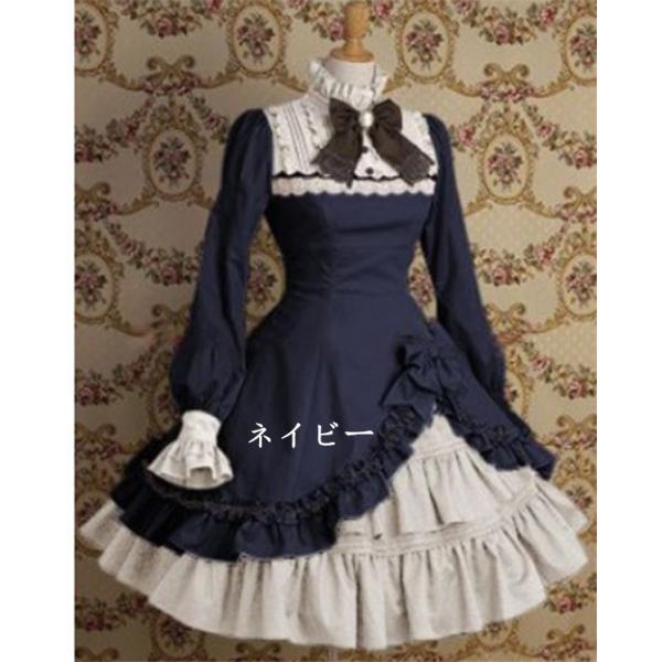 受注生産 ヨーロッパ 宮廷豪華ドレス 演出服 ワンピース 洋装 貴族 舞踏会 パーティー 衣装 Lolita ロリータ ゴスロリ かわいい リボンda282c0c0w5