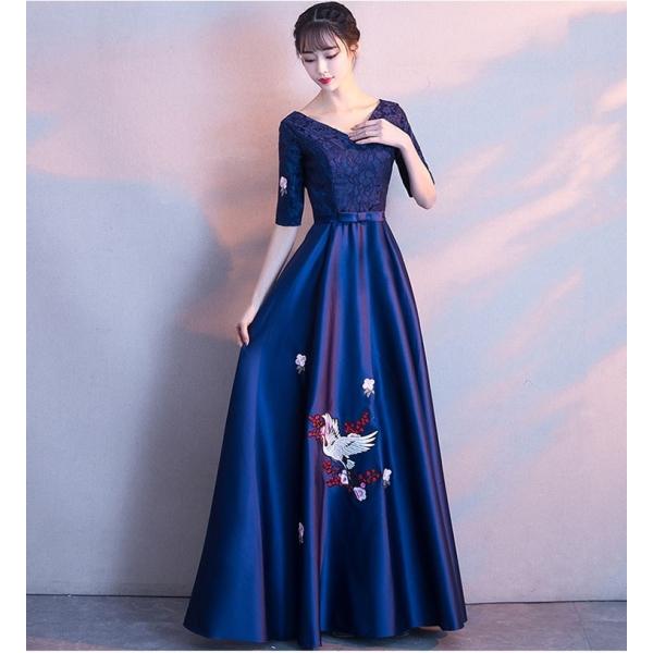 ロングドレス パーティー 他と被らない 黒 ブルー 演奏会用ドレス ロングドレス ワンピース 大人 フォーマルドレス 結婚式 ミセス ワンピース ピアノ 発表会 Buyee Buyee Japanese Proxy Service Buy From Japan Bot Online