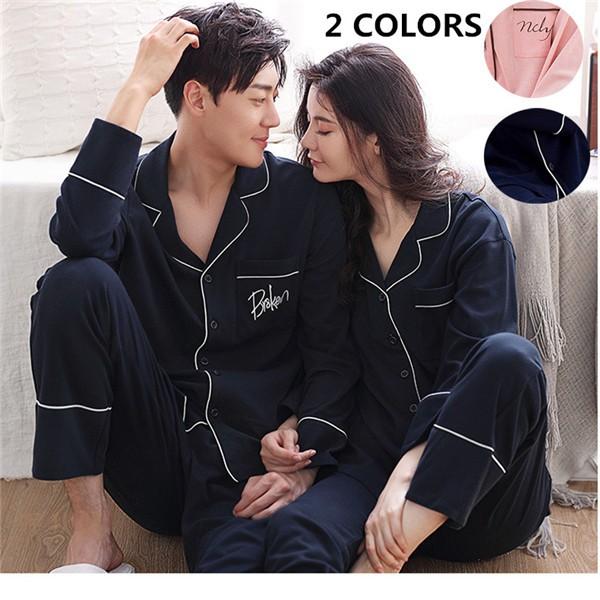ペアパジャマ ルームウェア 前開き パジャマ レディース ルームウェア 上下セット 冬 長袖 シャツパジャマ メンズ 部屋着 上着 ズボン 寝巻き お揃いペア Dg716c0 ポルテショップ 通販 Yahoo ショッピング