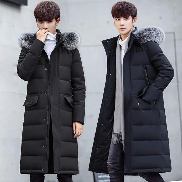 ダウンジャケット ロング メンズ 防風 ダウン ロングダウンジャケット コート 帽子 ファー取り外し可能 メンズファッション 防寒 ダウンコート ブラック Buyee Buyee Japanese Proxy Service Buy From Japan Bot Online