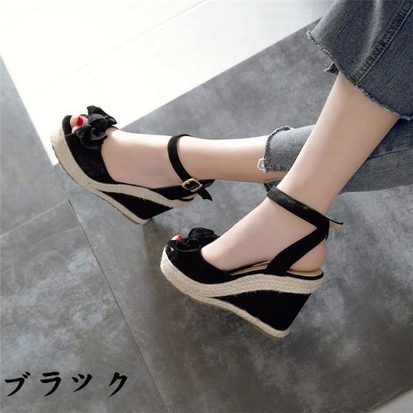サンダル 厚底 ウェッジソール レースアップ ヒール10cm リボン付き 着心地よい レディース 美脚 靴 女性 大人 海 ビーチ 歩きやすい ベージュ ブラック カーキ Buyee Buyee Japanese Proxy Service Buy From Japan Bot Online