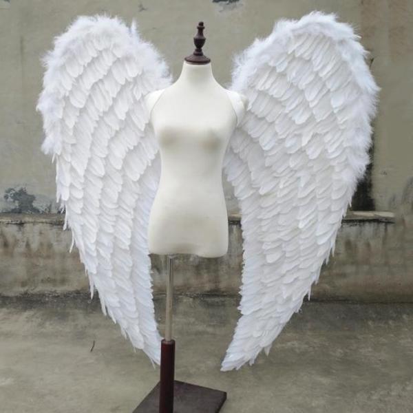 天使 羽 コスプレ道具 羽 翼 wing ウイング ホワイト 120*140cm 天使みたい 妖精 悪魔 ファッションショー パーティーグッズ