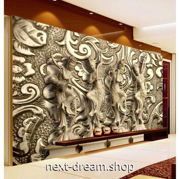 壁紙 3d カスタム 1ピース 1m2 踊る仏像 金色 仏教 寺院 お釈迦様 クロス張替 リメイクシート 4au 1023 1930 ショップ ジョイ 通販 Yahoo ショッピング