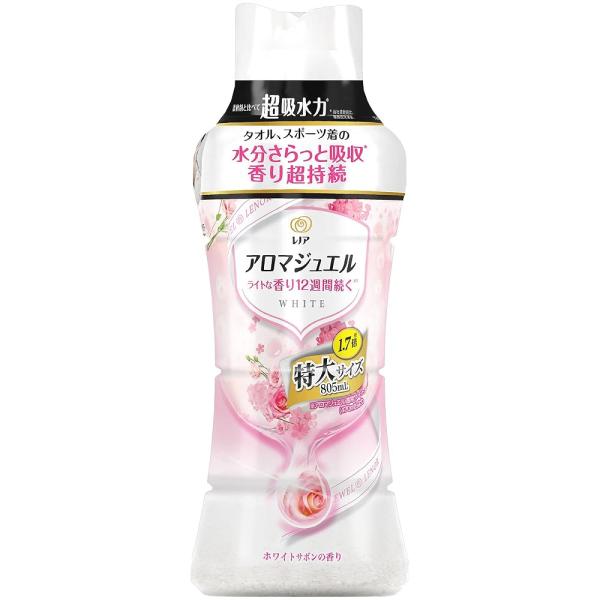 レノア ハピネス アロマジュエル 香り付け専用ビーズ ホワイトサボン 本体 特大 805mL