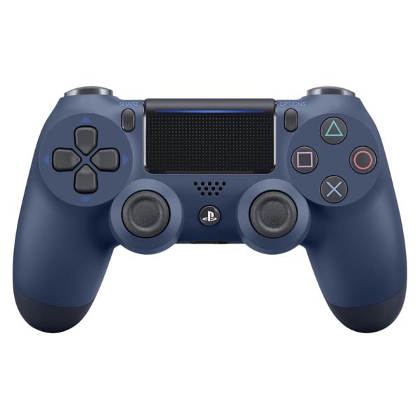 純正品 ワイヤレスコントローラー (DUALSHOCK 4) ミッドナイト・ブルー  CUH-ZCT2J22