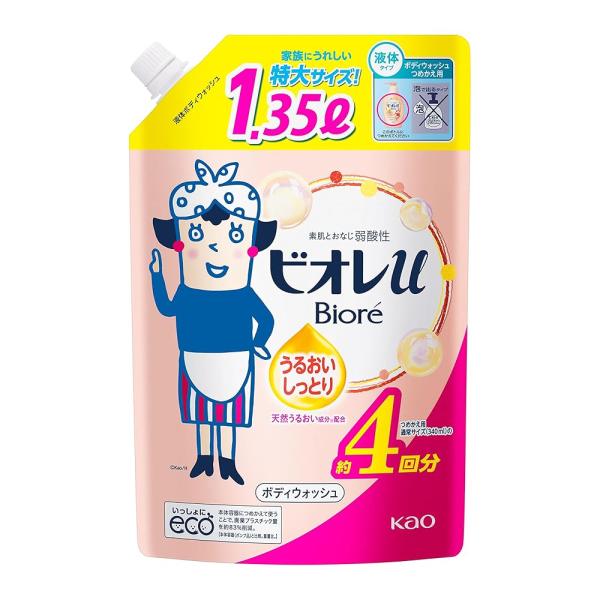 ビオレu 花王 うるおいしっとり つめかえ用 ジェル 1.35リットル