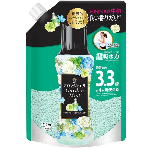 レノア ハピネス アロマジュエル 香り付け専用ビーズ パステルフローラル&ブロッサム 詰め替え 1410mL