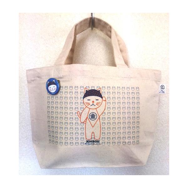トートバッグ レディース メンズ キャンバス 布 小さめ ミニサイズ ねこ キャラクター 缶バッジ付 ｋｉｎｂｏｕ Buyee Buyee Japanese Proxy Service Buy From Japan Bot Online