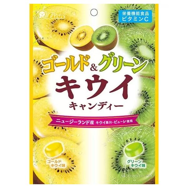 ◆ニュージーランド産のキウイ果汁・ピューレを使用した、ビタミンC配合の栄養機能食品です。濃厚な甘みのゴールドキウイ味と爽やかな酸味のグリーンキウイ味の2種アソートです。 ◆原材料 砂糖(国内製造)、水飴、ゴールドキウイ果汁、グリーンキウイ果...